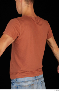 Alessandro Katz brown t shirt casual dressed upper body 0004.jpg